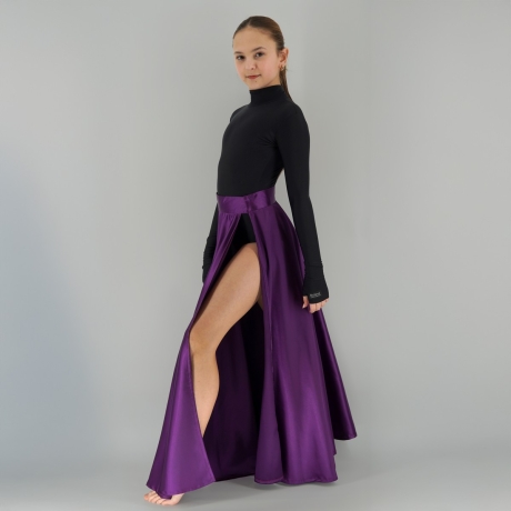 Fioletowa spódnica do Paso Doble